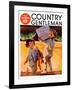 "We Bin Awful Good," Country Gentleman Cover, December 1, 1936-Henry Hintermeister-Framed Giclee Print