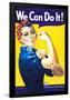 We Can Do It! (Rosie the Riveter)-J^ Howard Miller-Framed Poster