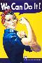 We Can Do It! (Rosie the Riveter)-J^ Howard Miller-Lamina Framed Poster