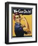 We Can Do It!-J^ Howard Miller-Framed Giclee Print