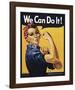 We Can Do It!-J^ Howard Miller-Framed Giclee Print