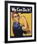 We Can Do It!-J^H^ Miller-Framed Art Print