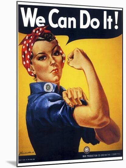 We Can Do It-null-Mounted Giclee Print