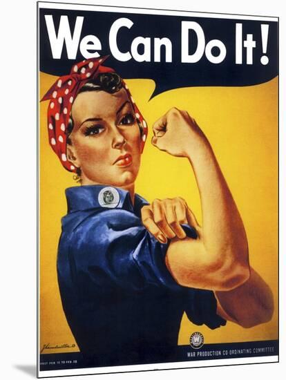 We Can Do It-null-Mounted Giclee Print