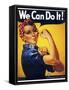 We Can Do It-null-Framed Stretched Canvas