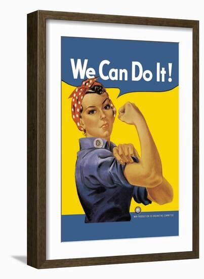 We Can Do It!-null-Framed Art Print