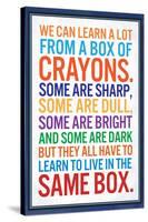 We Can Learn a lot From a Box of Crayons-null-Stretched Canvas