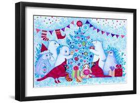 We Decorate The Christmas Tree-Oxana Zaika-Framed Giclee Print