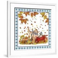 We Dig Fall-B-Jean Plout-Framed Giclee Print