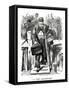 We Forster, Punch 1882-John Tenniel-Framed Stretched Canvas