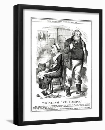 We Gladstone, Gummidge-John Tenniel-Framed Art Print