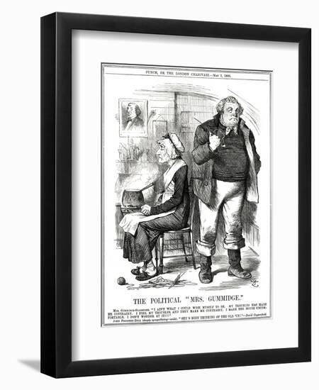 We Gladstone, Gummidge-John Tenniel-Framed Art Print