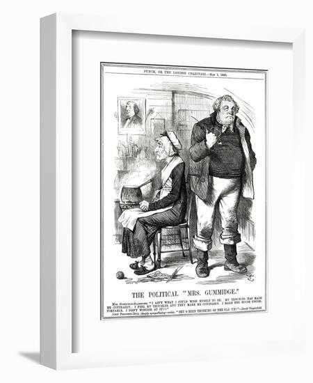 We Gladstone, Gummidge-John Tenniel-Framed Art Print