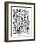 We Gladstone, Many Heads-null-Framed Art Print