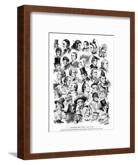 We Gladstone, Many Heads--Framed Art Print
