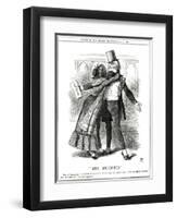 We Gladstone, Micawber-John Tenniel-Framed Art Print