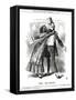 We Gladstone, Micawber-John Tenniel-Framed Stretched Canvas