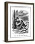 We Gladstone, Singing-John Tenniel-Framed Art Print