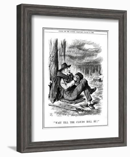 We Gladstone, Singing-John Tenniel-Framed Art Print