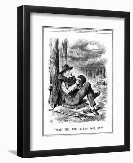 We Gladstone, Singing-John Tenniel-Framed Art Print