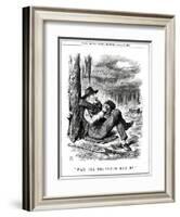 We Gladstone, Singing-John Tenniel-Framed Art Print