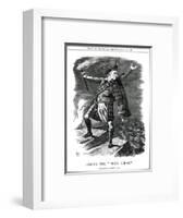We Gladstone, Tartan-John Tenniel-Framed Art Print