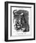 We Gladstone, Tartan-John Tenniel-Framed Art Print