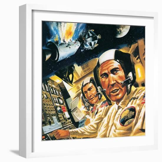 We Have a Problem Here! What Went Wrong with Apollo 13-Wilf Hardy-Framed Giclee Print