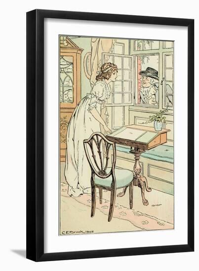 We have brought you some strangers'-Charles Edmund Brock-Framed Giclee Print