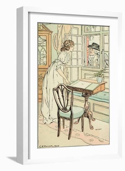 We have brought you some strangers'-Charles Edmund Brock-Framed Giclee Print