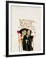 We Have Decided the Bullet Must Have Been Going Very Fast-Jean-Michel Basquiat-Framed Giclee Print