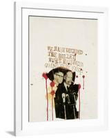 We Have Decided the Bullet Must Have Been Going Very Fast-Jean-Michel Basquiat-Framed Giclee Print