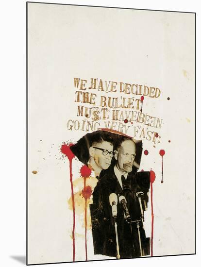 We Have Decided the Bullet Must Have Been Going Very Fast-Jean-Michel Basquiat-Mounted Giclee Print