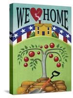 We Heart Home-Margaret Wilson-Stretched Canvas