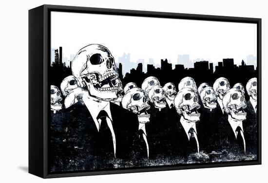 We Live no more-Alex Cherry-Framed Stretched Canvas