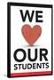 We Love Our Students-Gerard Aflague Collection-Framed Standard Poster