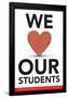 We Love Our Students-Gerard Aflague Collection-Framed Standard Poster