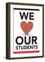 We Love Our Students-Gerard Aflague Collection-Framed Art Print