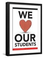 We Love Our Students-Gerard Aflague Collection-Framed Art Print