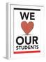 We Love Our Students-Gerard Aflague Collection-Framed Art Print