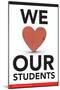 We Love Our Students-Gerard Aflague Collection-Mounted Poster