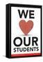 We Love Our Students-Gerard Aflague Collection-Framed Stretched Canvas