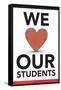 We Love Our Students-Gerard Aflague Collection-Framed Stretched Canvas