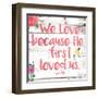 We Love-Jace Grey-Framed Art Print