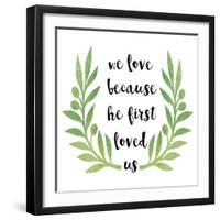 We Love-Erin Clark-Framed Giclee Print