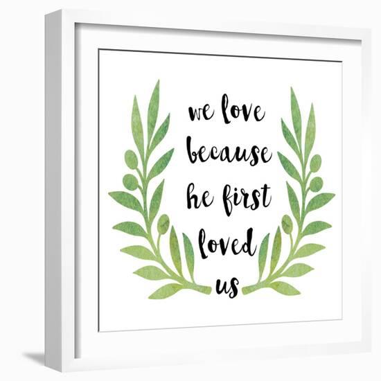 We Love-Erin Clark-Framed Giclee Print