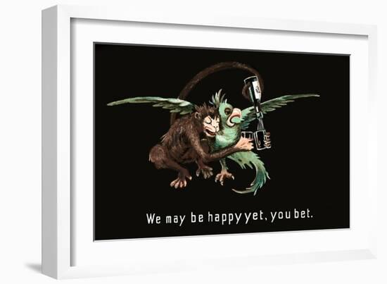 We May Be Happy Yet-null-Framed Art Print