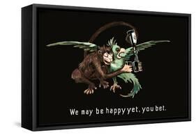 We May Be Happy Yet-null-Framed Stretched Canvas