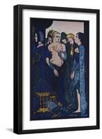 'We Named Lucrezia Crivelli and Titian's Lady', c1910-Harry Clarke-Framed Giclee Print