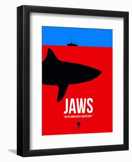 We Need a Bigger Boat-David Brodsky-Framed Art Print